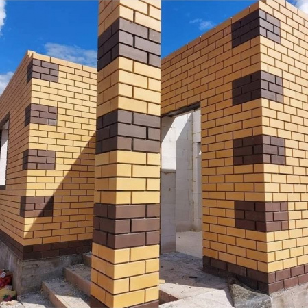 Облицовочный кирпич Tereх одинарный 1 НФ Солома рустик, М150-175